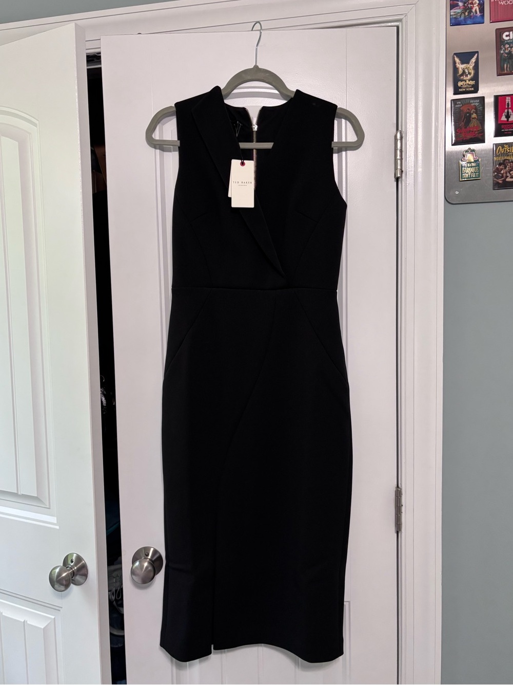 NWT Ted Baker, London Ponte midi dress